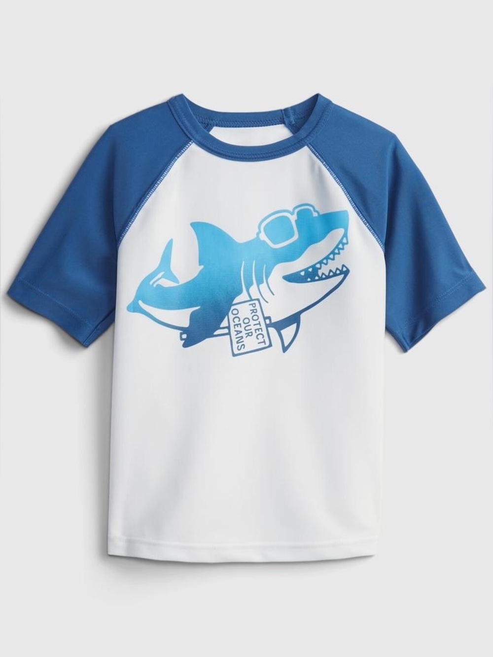 Gap babyGap short-sleeve graphic swim rash guard